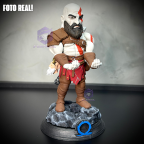 Suporte SUPER Premium Para Controle de Playstation e Xbox Kratos de luxo  pintado a mão Pronta Entrega com chaveiro de brinde