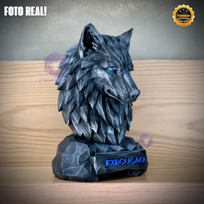 Os bustos do Poder ORIGINAL Premium Decorativos KIT 3 BUSTOS COMPLETO  Leão Disciplina, Lobo Execução, Aguia Foco, de Luxo pintados a mão, Pronta entrega