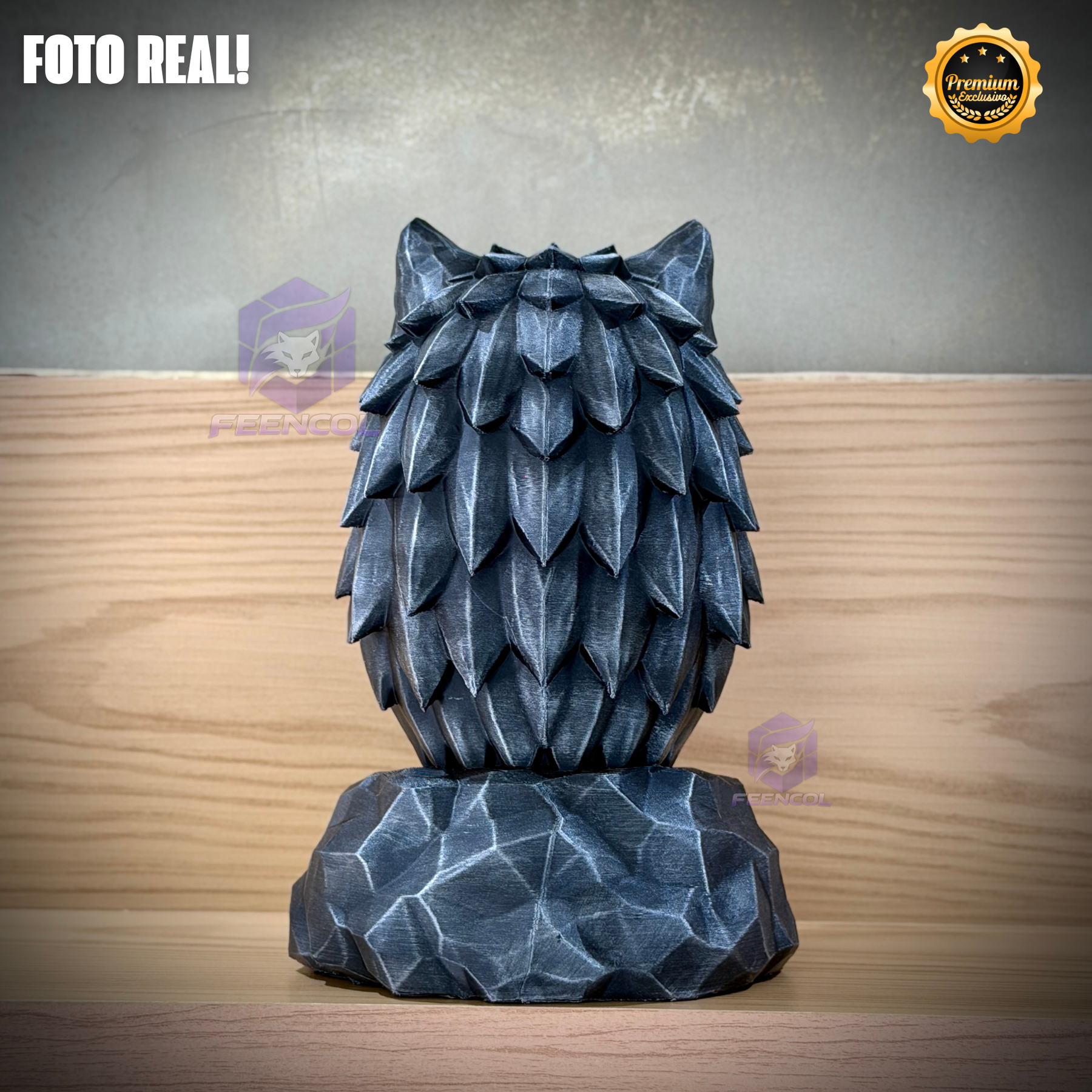 Os bustos do Poder ORIGINAL Premium Decorativos KIT 3 BUSTOS COMPLETO  Leão Disciplina, Lobo Execução, Aguia Foco, de Luxo pintados a mão, Pronta entrega