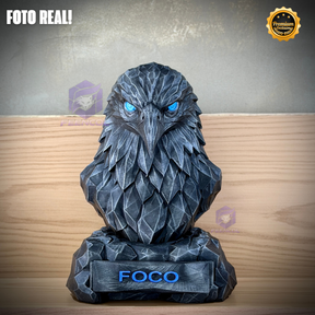 Os bustos do Poder ORIGINAL Premium Decorativos KIT 3 BUSTOS COMPLETO  Leão Disciplina, Lobo Execução, Aguia Foco, de Luxo pintados a mão, Pronta entrega