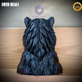 Os Bustos da Fé ORIGINAL Premium Decorativos KIT 3 BUSTOS COMPLETO Aguia Foco, Tigre Força, Leão Fé de Luxo pintados a mão, Pronta entrega