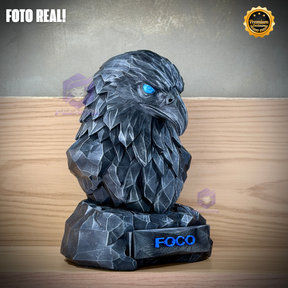 Os bustos do Poder ORIGINAL Premium Decorativos KIT 3 BUSTOS COMPLETO  Leão Disciplina, Lobo Execução, Aguia Foco, de Luxo pintados a mão, Pronta entrega