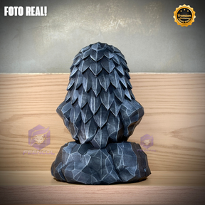 Os bustos do Poder ORIGINAL Premium Decorativos KIT 3 BUSTOS COMPLETO  Leão Disciplina, Lobo Execução, Aguia Foco, de Luxo pintados a mão, Pronta entrega