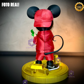 The Money Mickey– ( Figure decorativa Mickey Milionário) EXCLUSIVO Premium de Luxo a mão, Pronta entrega, Frete Grátis