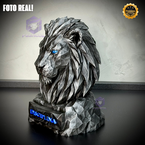Os bustos do Poder ORIGINAL Premium Decorativos KIT 3 BUSTOS COMPLETO  Leão Disciplina, Lobo Execução, Aguia Foco, de Luxo pintados a mão, Pronta entrega