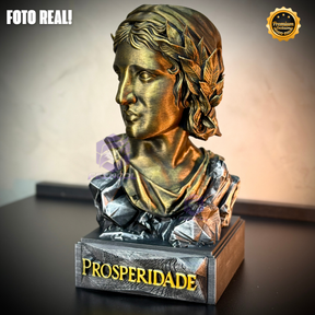 A Efígie da Prosperidade ( Busto mulher da cédula) Premium Decorativo  de Luxo pintado a mão, Pronta entrega ORIGINAL EXCLUSIVO