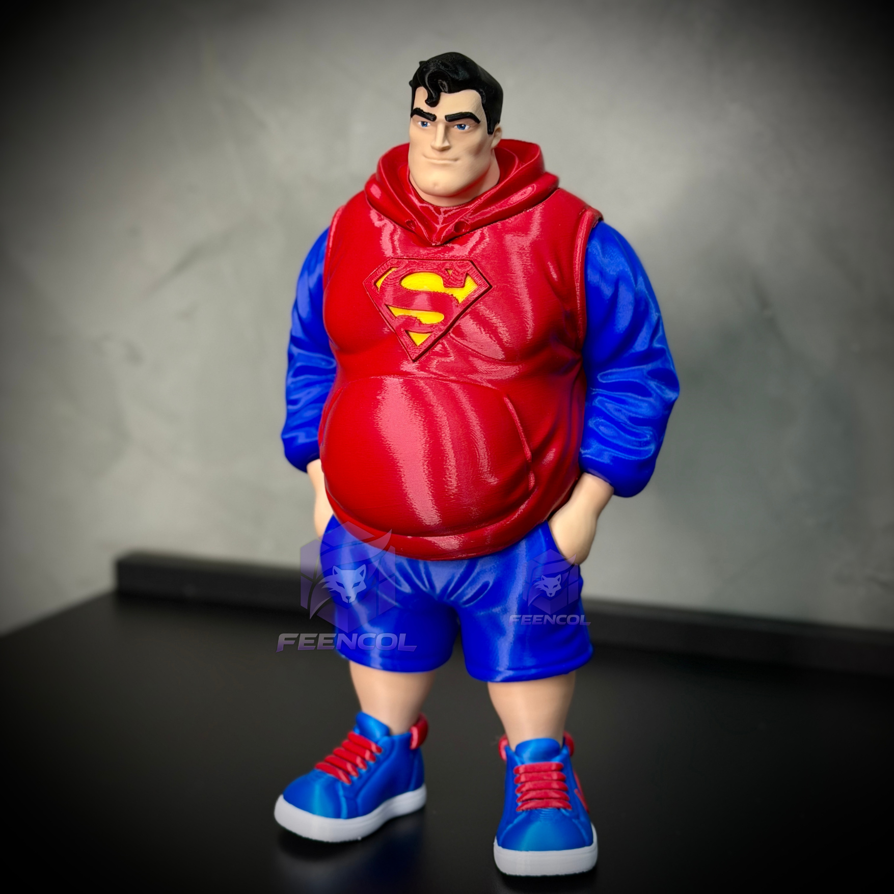 The Fat Superman Streetwise– ( Figure decorativa Super Homem Gordinho ) Premium de Luxo a mão, Pronta entrega