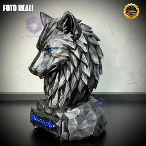 Os bustos do Poder ORIGINAL Premium Decorativos KIT 3 BUSTOS COMPLETO  Leão Disciplina, Lobo Execução, Aguia Foco, de Luxo pintados a mão, Pronta entrega