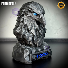 Os bustos do Poder ORIGINAL Premium Decorativos KIT 3 BUSTOS COMPLETO  Leão Disciplina, Lobo Execução, Aguia Foco, de Luxo pintados a mão, Pronta entrega