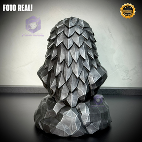 Os bustos do Poder ORIGINAL Premium Decorativos KIT 3 BUSTOS COMPLETO  Leão Disciplina, Lobo Execução, Aguia Foco, de Luxo pintados a mão, Pronta entrega