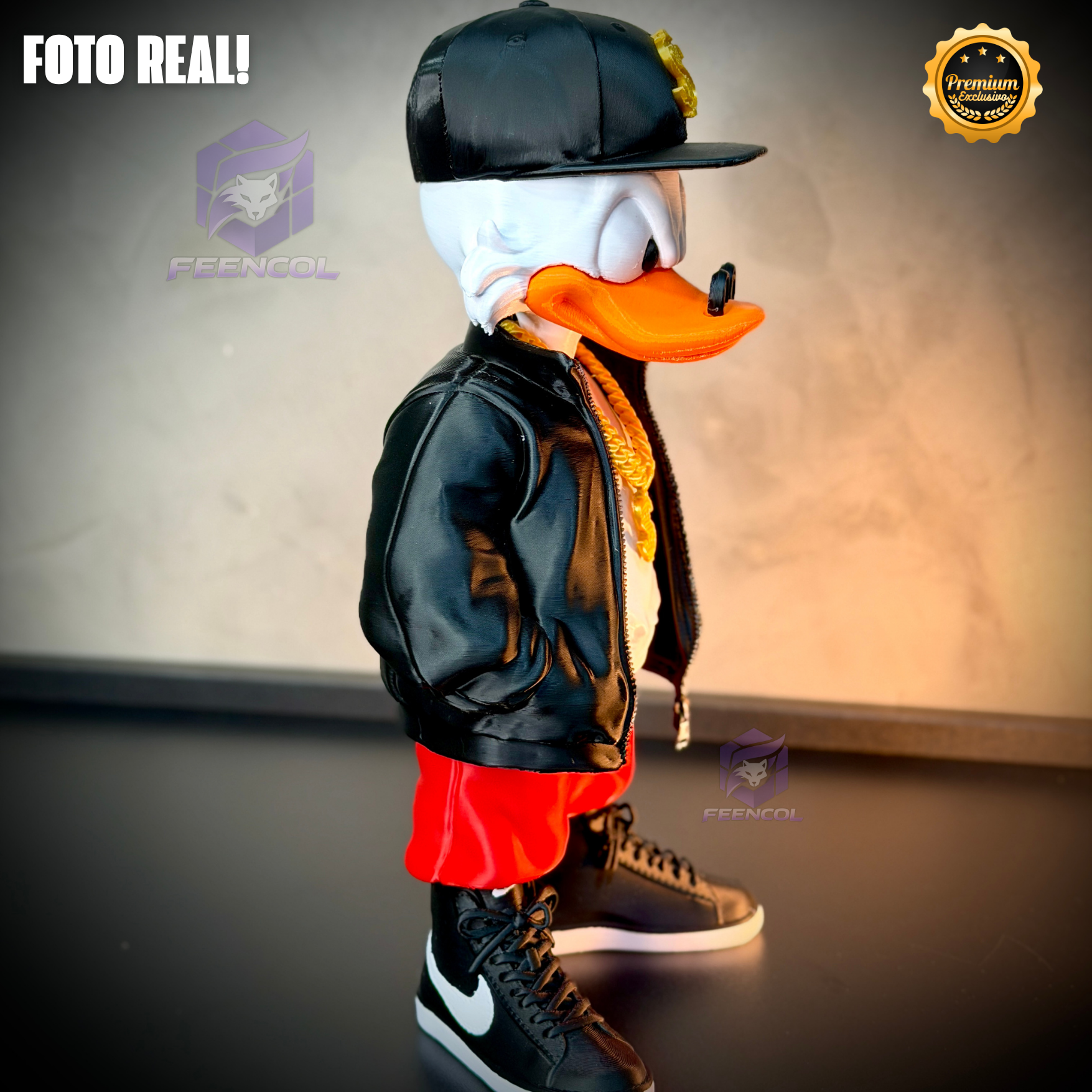O Tio Patinhas Streetwise  – ( Figure decorativa estilo Cartoon) GRANDE Premium de Luxo a mão, Pronta entrega EXCLUSIVO FRETE GRÁTIS