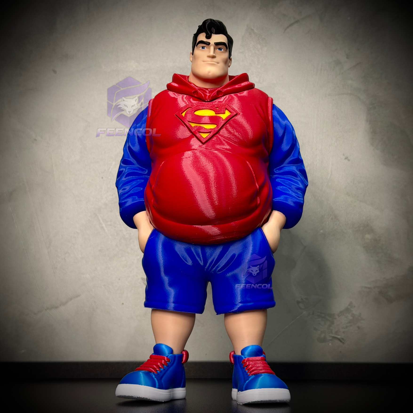 The Fat Superman Streetwise– ( Figure decorativa Super Homem Gordinho ) Premium de Luxo a mão, Pronta entrega