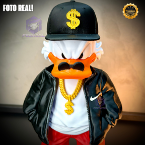 O Tio Patinhas Streetwise  – ( Figure decorativa estilo Cartoon) GRANDE Premium de Luxo a mão, Pronta entrega EXCLUSIVO FRETE GRÁTIS