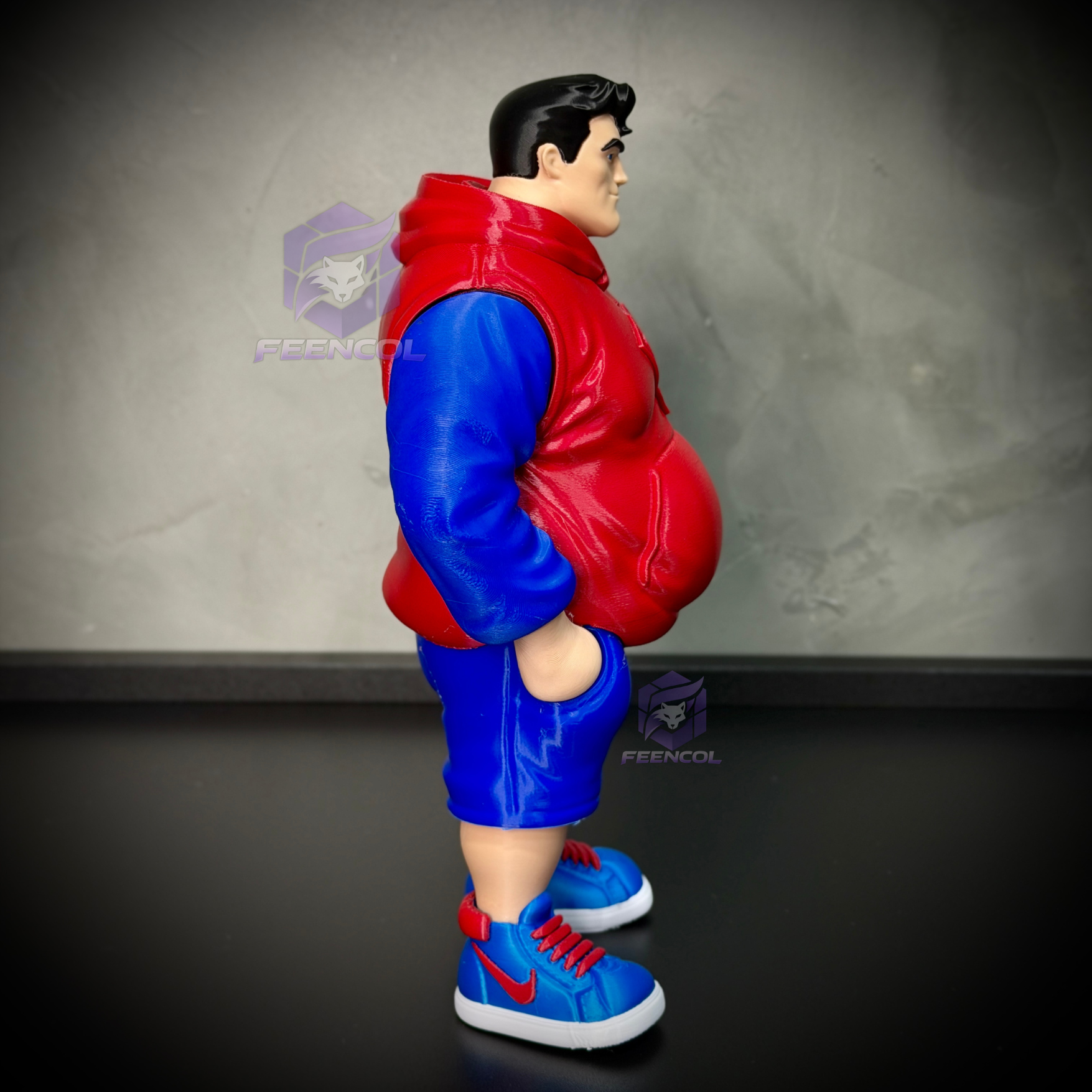 The Fat Superman Streetwise– ( Figure decorativa Super Homem Gordinho ) Premium de Luxo a mão, Pronta entrega