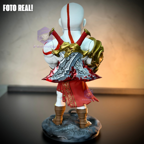 Suporte SUPER Premium Para Controle de Playstation e Xbox Kratos Jovem de luxo  pintado a mão Pronta Entrega com chaveiro de brinde