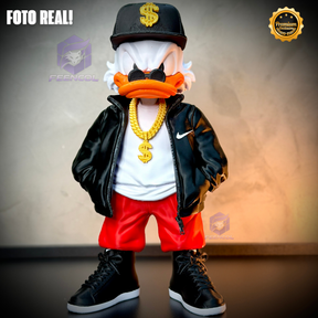 O Tio Patinhas Streetwise  – ( Figure decorativa estilo Cartoon) GRANDE Premium de Luxo a mão, Pronta entrega EXCLUSIVO FRETE GRÁTIS