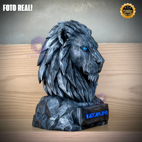 Os bustos do Poder ORIGINAL Premium Decorativos KIT 3 BUSTOS COMPLETO  Leão Disciplina, Lobo Execução, Aguia Foco, de Luxo pintados a mão, Pronta entrega