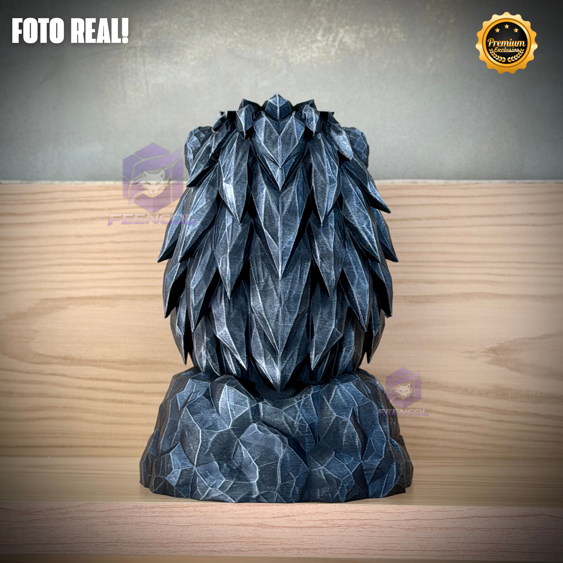 Os bustos do Poder ORIGINAL Premium Decorativos KIT 3 BUSTOS COMPLETO  Leão Disciplina, Lobo Execução, Aguia Foco, de Luxo pintados a mão, Pronta entrega