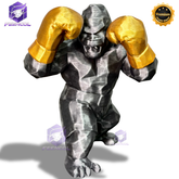 The Boxe Kong– (Figure Gorila Lutador) Premium de Luxo a mão, Pronta entrega Limitado